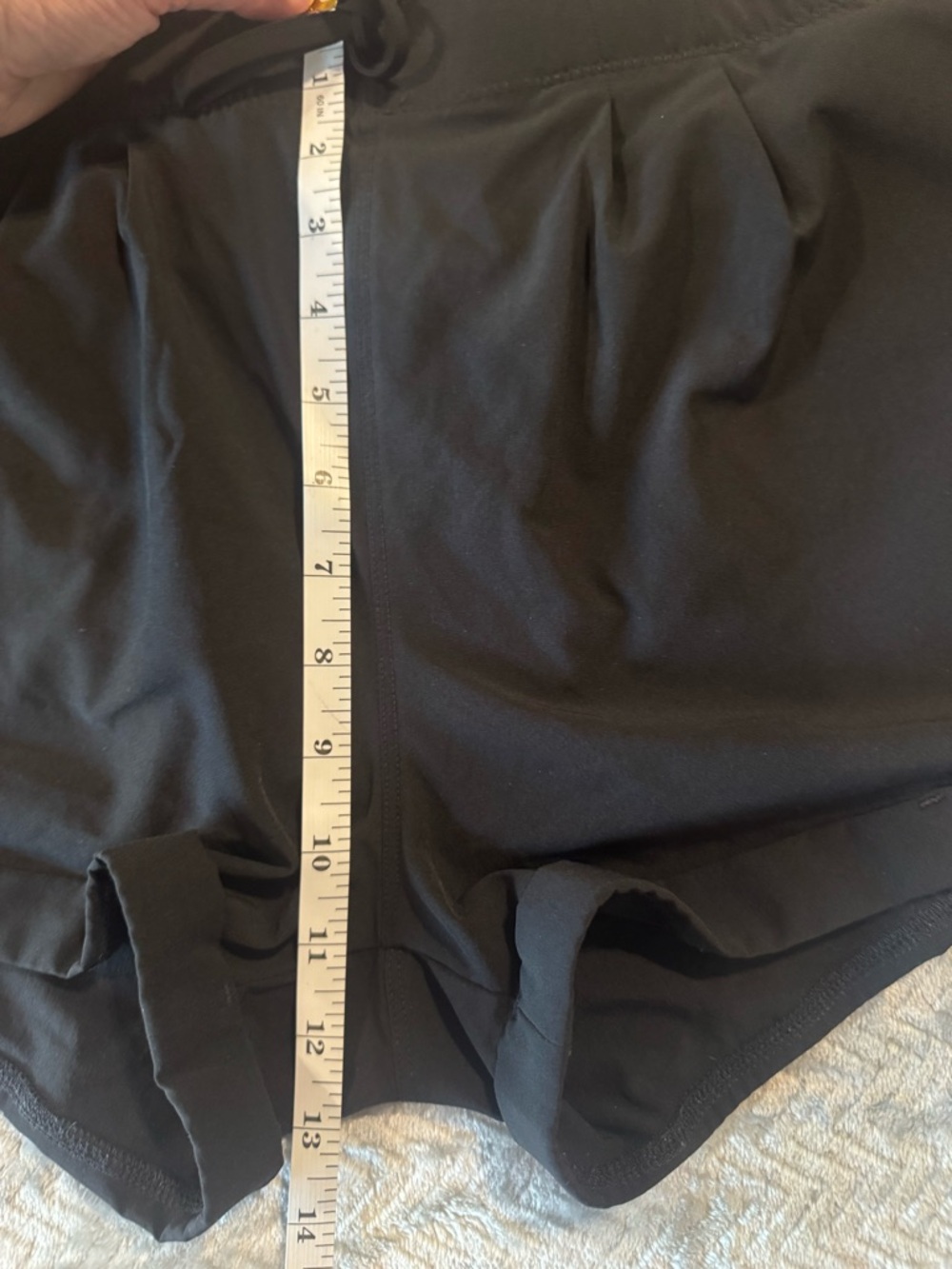 Zyia Active Black Running Shorts Built In Liner Reflective Logo Sz XXL/14 - Picture 4 of 6